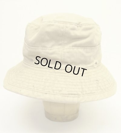 画像5: 90'S RALPH LAUREN ロゴ刺繍 バケットハット ベージュ USA製 (VINTAGE)