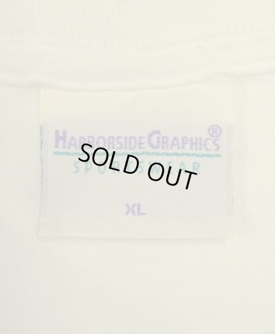 画像2: 90'S LL Bean "HARBORSIDE GRAPHICS" シングルステッチ 半袖 Tシャツ ホワイト USA製 (VINTAGE)