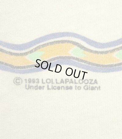 画像6: 90'S LOLLAPALOOZA '93 シングルステッチ 両面プリント 半袖 Tシャツ ホワイト (VINTAGE)