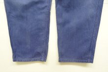 他の写真2: 60'S フレンチワーク プリーツ入り ワークパンツ フェードブルー (VINTAGE)
