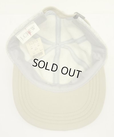 画像6: 90'S J.CREW 旧タグ スウェット/ツイル 6パネルキャップ アッシュグレー/ベージュ (DEADSTOCK)