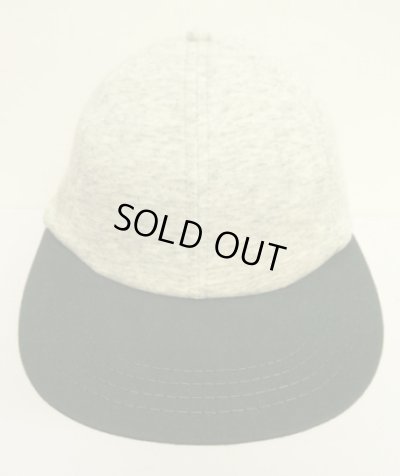 画像3: 90'S J.CREW 旧タグ スウェット/ツイル 6パネルキャップ アッシュグレー/ダークグリーン (DEADSTOCK)
