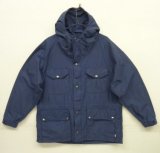 70'S WOODS コットン/ナイロン マウンテンパーカー ネイビー カナダ製 (VINTAGE)