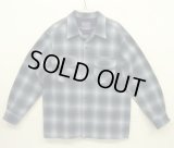 90'S PENDLETON "BOARD SHIRT" ウール オープンカラーシャツ オンブレチェック メキシコ製 (DEADSTOCK)