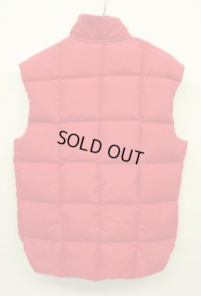 画像5: 70'S COMFY リバーシブル スクエアキルト ダウンベスト ブラック/レッド (VINTAGE)