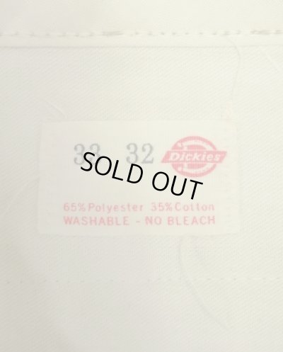 画像3: 70'S DICKIES 874 チビタグ ワークパンツ TALONアルミジップ ベージュ W33L32 USA製 (VINTAGE)