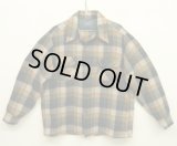70'S PENDLETON "BOARD SHIRT" ウール オープンカラーシャツ チェック柄 USA製 (VINTAGE)