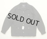 90'S RALPH LAUREN "ISLE" 2PLYコットン 長袖 キューバシャツ ブラック (DEADSTOCK)