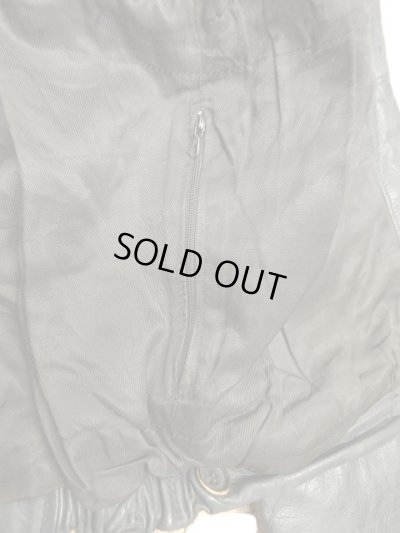 画像5: 70'S フランス軍 前期型 レザー パイロットジャケット ダークネイビー (VINTAGE)