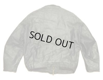 画像8: 70'S フランス軍 前期型 レザー パイロットジャケット ダークネイビー (VINTAGE)