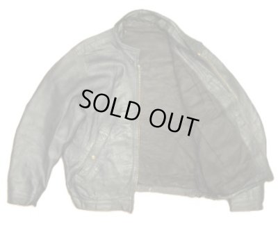 画像7: 70'S フランス軍 前期型 レザー パイロットジャケット ダークネイビー (VINTAGE)