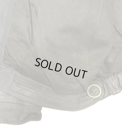 画像4: 70'S フランス軍 前期型 レザー パイロットジャケット ダークネイビー (VINTAGE)