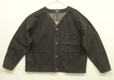 画像1: WOODBLOCK "DENIM ENGINEER JACKET" BLACK (NEW)