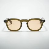 H OPTICAL "H-09" サングラス オリーブ/ライトブラウンレンズ (NEW)