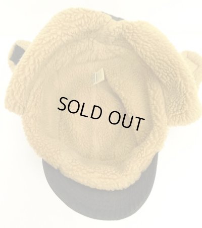 画像9: 90'S LL Bean "GORE-TEX" 裏地ボアフリース 耳当て付き 2WAYキャップ ブラック USA製 (VINTAGE)