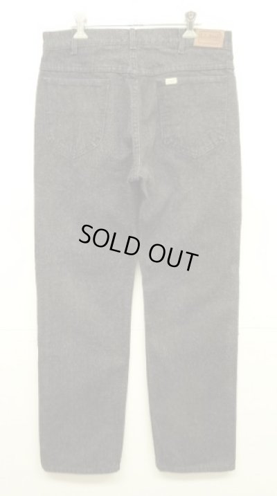 画像5: 80'S LL Bean "先染めブラック" ボタンフライ デニム ブラック USA製 (VINTAGE)