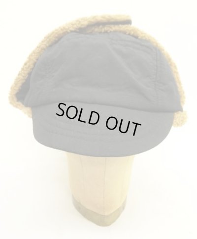 画像4: 90'S LL Bean "GORE-TEX" 裏地ボアフリース 耳当て付き 2WAYキャップ ブラック USA製 (VINTAGE)