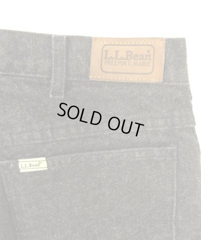 画像6: 80'S LL Bean "先染めブラック" ボタンフライ デニム ブラック USA製 (VINTAGE)