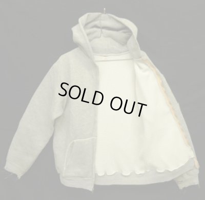 画像5: 70'S MAVERICK 裏サーマル フルジップ スウェットパーカー IDEALアルミジップ ヘザーグレー USA製 (VINTAGE)