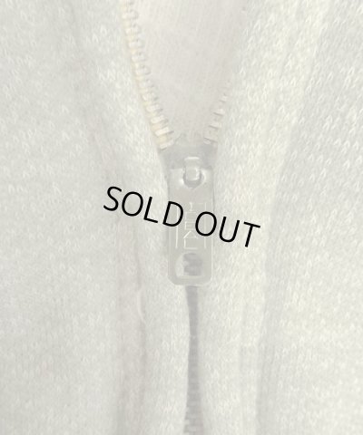 画像3: 70'S MAVERICK 裏サーマル フルジップ スウェットパーカー IDEALアルミジップ ヘザーグレー USA製 (VINTAGE)