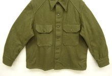 他の写真2: 50'S アメリカ軍 US ARMY 前期モデル クロスヨーク ウール フィールドシャツ オリーブ (DEADSTOCK)