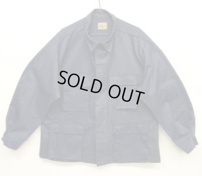 画像1: アメリカ軍 "VITIN GARMENT MFG CORP製" BDUジャケット ネイビー/ツートンカラー L-R (DEADSTOCK)
