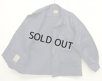 画像4: アメリカ軍 "VITIN GARMENT MFG CORP製" BDUジャケット ネイビー/ツートンカラー L-R (DEADSTOCK)