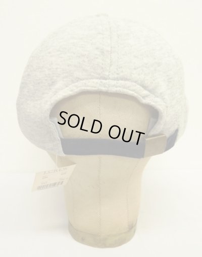 画像4: 90'S J.CREW 旧タグ スウェット/ツイル 6パネルキャップ アッシュグレー/ネイビー (DEADSTOCK)