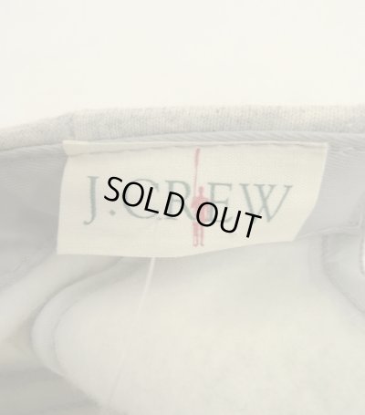 画像6: 90'S J.CREW 旧タグ スウェット/ツイル 6パネルキャップ アッシュグレー/ネイビー (DEADSTOCK)