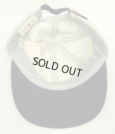 画像5: 90'S J.CREW 旧タグ スウェット/ツイル 6パネルキャップ アッシュグレー/ネイビー (DEADSTOCK)