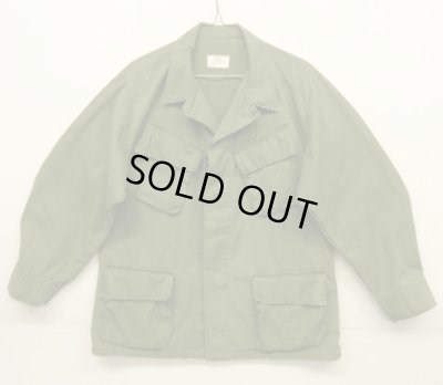 画像1: 60'S アメリカ軍 US ARMY "JUNGLE FATIGUE" リップストップ ファティーグジャケット M-SHORT (VINTAGE)