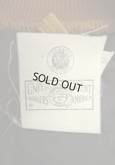 画像3: 00'S CARHARTT 裏地キルティング ダックベスト ブラウン USA製 (VINTAGE)