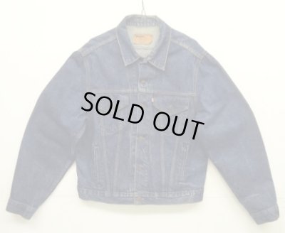 画像1: 90'S LEVIS "71506" 4thモデル デニムジャケット インディゴ 46L USA製 (VINTAGE)