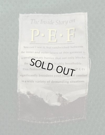 画像4: 90'S PATAGONIA "初期型" 裏地P.E.F レトロX ベスト ブラック USA製 (VINTAGE)