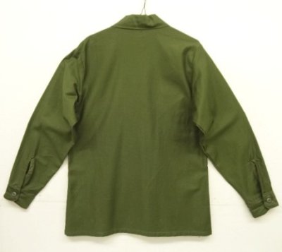 画像5: 60'S アメリカ軍 US ARMY "OG107" コットンサテン ユーティリティシャツ (DEADSTOCK)