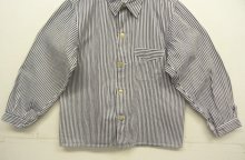 他の写真3: 50'S ユーロワーク Vポケット ショート丈 ワークジャケット カバーオール ストライプ (VINTAGE)