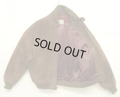 画像4: 80'S LL Bean "背面プリーツ" チンスト付き レザー ドリズラージャケット ダークブラウン USA製 (VINTAGE)