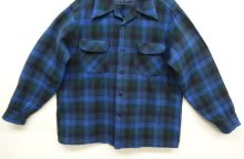 他の写真3: 60'S PENDLETON "BOARD SHIRT" ウール オープンカラーシャツ チェック柄 USA製 (VINTAGE)