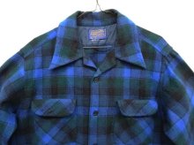 他の写真1: 60'S PENDLETON "BOARD SHIRT" ウール オープンカラーシャツ チェック柄 USA製 (VINTAGE)