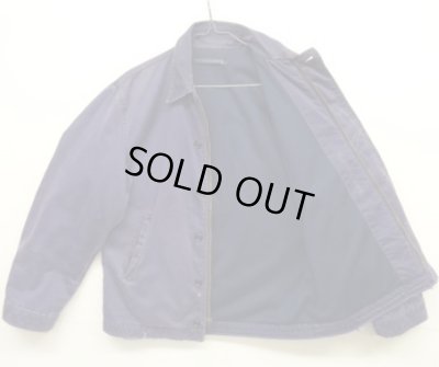 画像4: 60'S アメリカ軍 US NAVY "N-4" ユーティリティジャケット ナス紺 (VINTAGE)