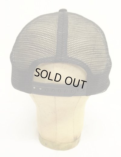 画像4: RRL 耳付きデニム トラッカーキャップ ブラック (USED)