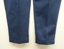 他の写真2: 80'S DICKIES チビタグ ツープリーツ ワークパンツ ネイビー W36L32 USA製 (VINTAGE)