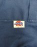 画像4: 80'S DICKIES チビタグ ツープリーツ ワークパンツ ネイビー W36L32 USA製 (VINTAGE) (4)
