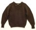 画像1: 80'S EATON'S MEN'S SHOPS ウール Vネック ニット ブラウンメランジ イングランド製 (VINTAGE) (1)
