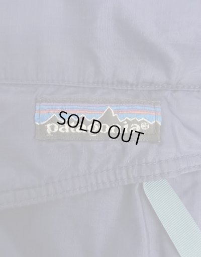 画像4: 90'S PATAGONIA 旧タグ リップストップナイロン アノラックパーカー ネイビー/グリーン (VINTAGE)