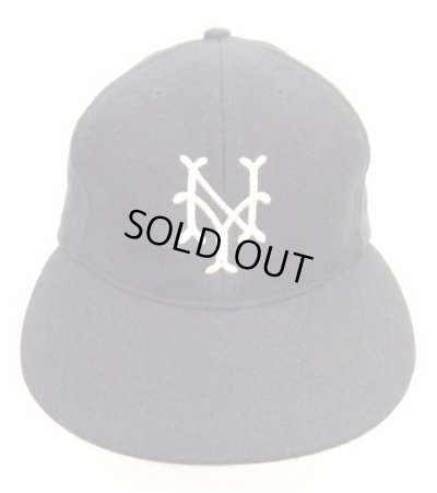 画像2: COOPERSTOWN BALL CAP "NEW YORK CUBANS" 汗止め＆バックストラップレザー製 ウールキャップ ネイビー USA製 (NEW)