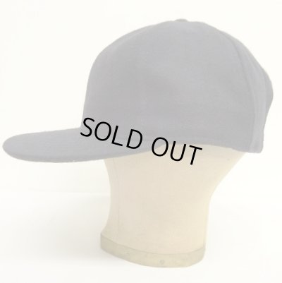 画像3: COOPERSTOWN BALL CAP "SOLID WOOL CAP" 汗止め＆バックストラップレザー製 ウールキャップ ネイビー USA製 (NEW)