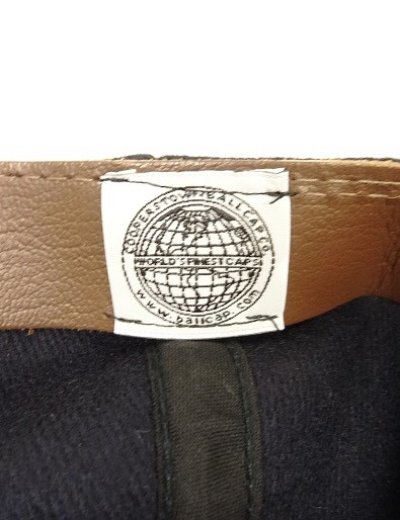画像6: COOPERSTOWN BALL CAP "NEW YORK CUBANS" 汗止め&バックストラップレザー製 ウールキャップ ネイビー USA製 (NEW)