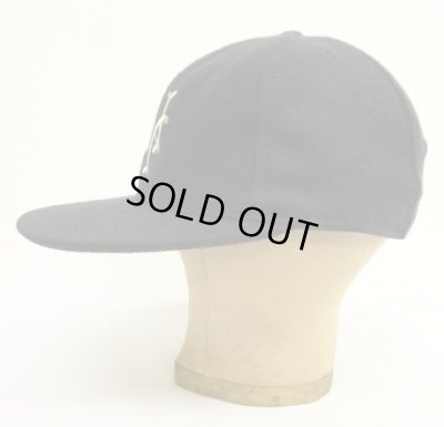 画像3: COOPERSTOWN BALL CAP "NEW YORK CUBANS" 汗止め＆バックストラップレザー製 ウールキャップ ネイビー USA製 (NEW)