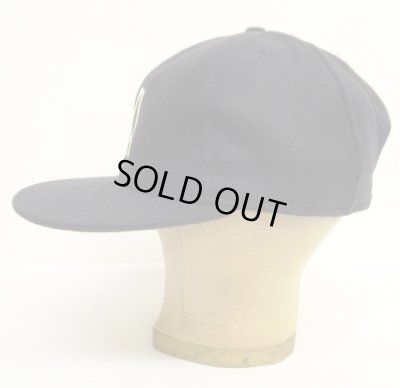 画像3: COOPERSTOWN BALL CAP "NEWYORK BLACK YANKEES" 汗止め＆バックストラップレザー製 ウールキャップ ネイビー USA製 (NEW)